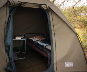 Glamping dome tent at Albizia self catering tented camp in Hluhluwe
