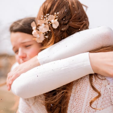 calin fille et mariée
