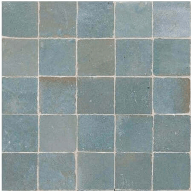 Zelliges 10x10 aqua
