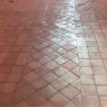 Carreaux terre cuite rouges