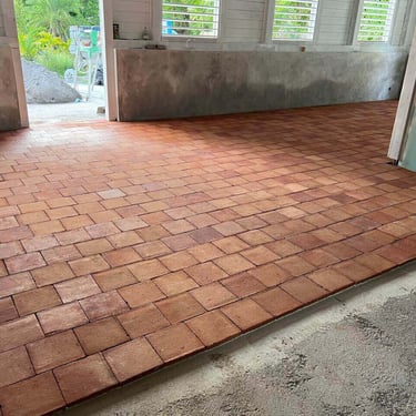 carreaux rouges terre cuite
