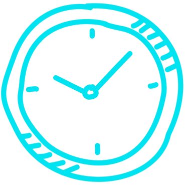 Reloj dibujado