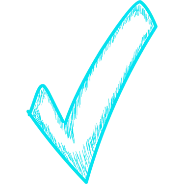 Check dibujo azul
