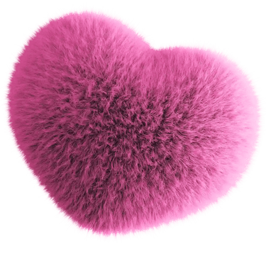 Corazon de peluche