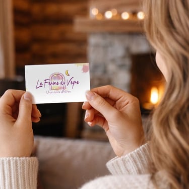 Cartes de visite La Ferme Du Veyre