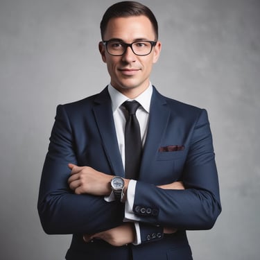 Photo of a cheerful young woman working on a laptop in a bright office