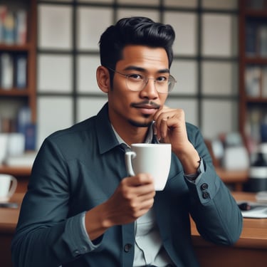 An urban scene featuring a garage named Mike's Auto Electrics with a yellow car parked inside. Several white utility trucks are parked nearby, and the backdrop consists of brick buildings and city structures. The setting suggests an industrial or repair district within a city.