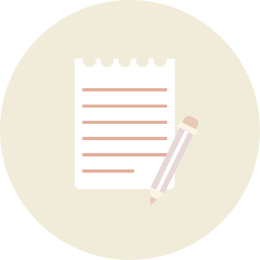 a blank form with a pencil