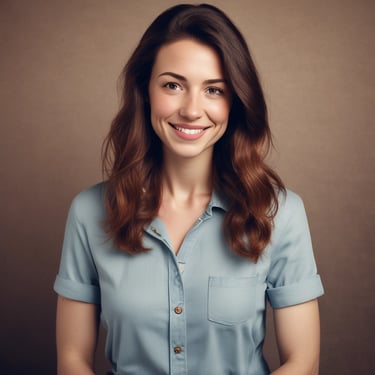 A smiling woman giving a thumbs up.