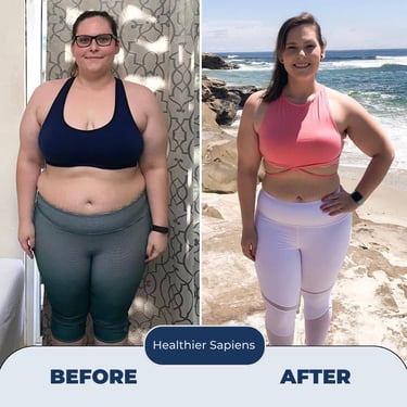 Executive client, Courtney, after 24-week metabolic health transformation