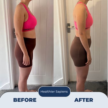 Executive client, Elly, after 12-week metabolic health transformation