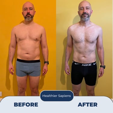 Executive client, Tim, after 12-week metabolic health transformation