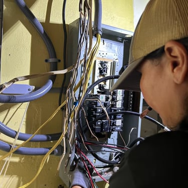 Electrical panel replacement – code compliant work