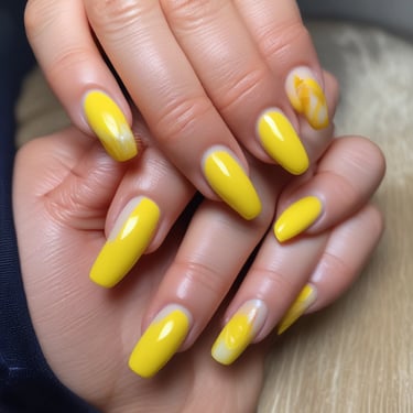 Stunning nails created by a satisfied student.