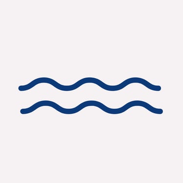 Lake size icon.