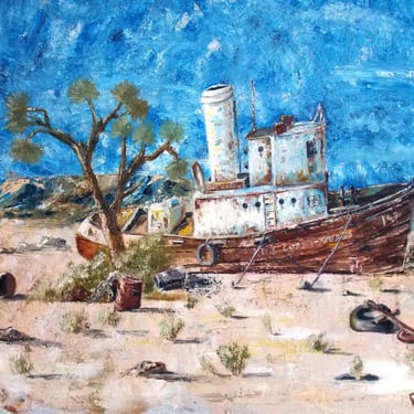 "In the desert" Canvas, oil, 16" x 20" (40 x 50 cm) 350$