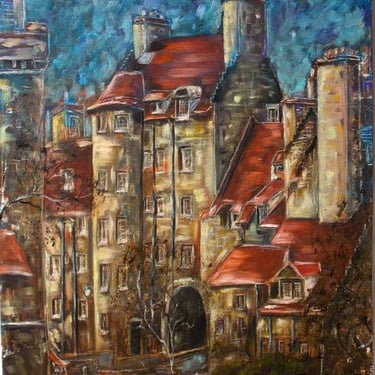 "Old Europe" Canvas, oil, 16" x 20" (40 x 50 cm) 350$
