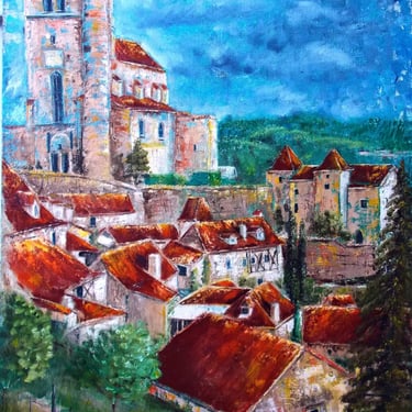 "Old Europe. France" Canvas, oil, 20" x 28" (50 x 70 cm) 480$