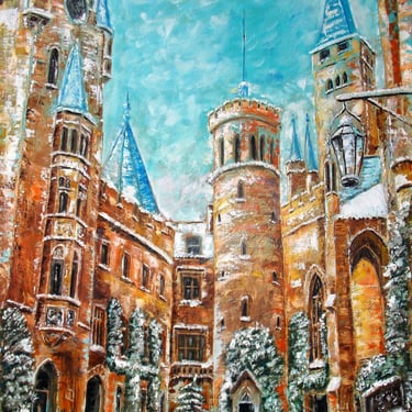 "Old Europe. Germani" Canvas, oil, 20" x 28" (50 x 70 cm) 480$