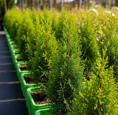 leylandii jovenes en maceta