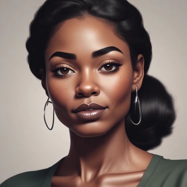 A person is carefully shaving another person's eyebrows with a red razor. The person receiving the shave has their eyes closed, appearing relaxed. The scene is outdoors, with a blurred background of greenery that provides a sense of calm and natural setting.