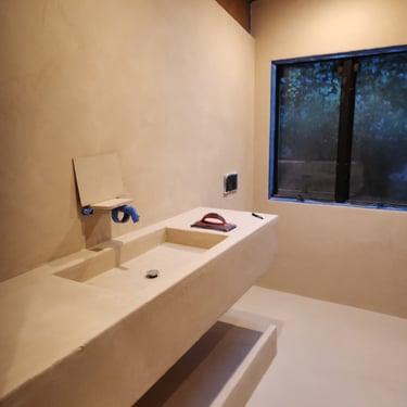 sink, wall and floor 