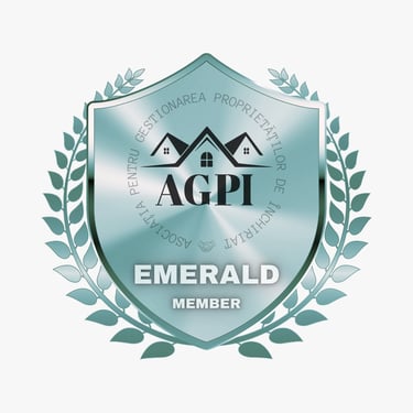 a badge with a shield and laurels on it