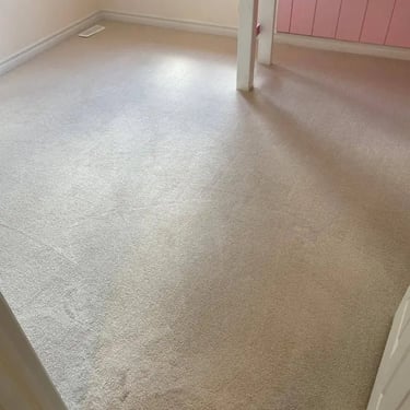 Melford low pile carpet installed wall-to-wall in bedroom in Southcrest London Ontario residential home, soft and cozy