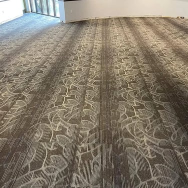 Revive commercial carpet tile installed wall-to-wall in conference room, durable and modern flooring in London Ontario office