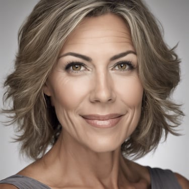 shallow focus photo of woman in gray jacket