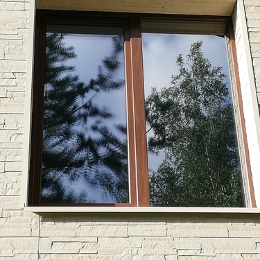 Veidrodine plevele mamams ir biurams. Tonuota plevele langams