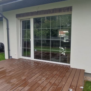 Veidrodine plevele mamams ir biurams. Tonuota plevele langams