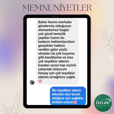 Kocaeli Temizlik Grubu dönüşler