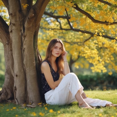 A smiling woman sitting in a cozy therapy room.
