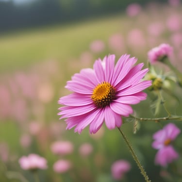 A hand is holding a handmade bracelet with a woven design, made primarily of yellow cord. It includes small beads in varying colors such as blue and black. The background is dark, emphasizing the bracelet.