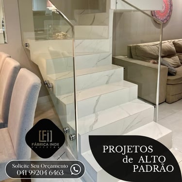 guarda corpo em aço inox curitba