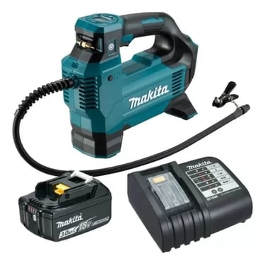 Compressor De Ar Dmp181z 18v Makita Com Bateria E Carregador