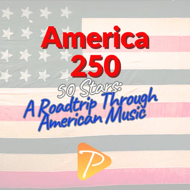 Old American Flag with the title of the playlist