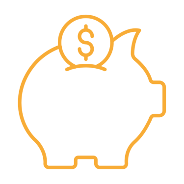 icono cerdo ahorrar dinero