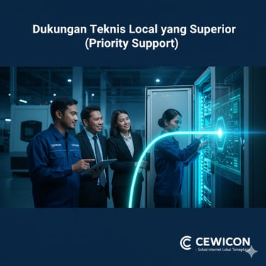 Dukungan Teknis Lokal yang Superior (Priority Support)