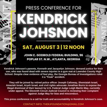 Press Conference Kendrick Johnson August 3, 2024