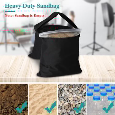 4 Packs Sandbags Weight Bags for Light Stand Photography Video Equipment, Heavy Duty Saddlebag for B
