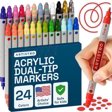 Acrylic paint pen set