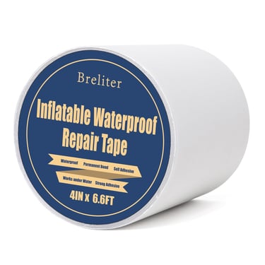 Breliter Inflatable Waterproof Repair Tape - Waterproof TPU Patch Repair Kit, Sealing Repair Tape fo