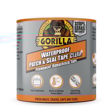 Gorilla Waterproof Patch & Seal Tape Clear