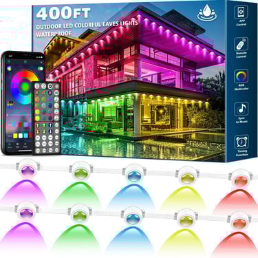 multi-color lights for house