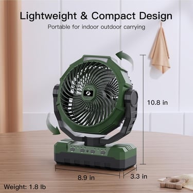 Portable Fans Rechargeable 