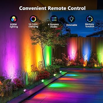 Smart lighting options to highlight displays