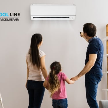 Customer receiving same day AC repair service