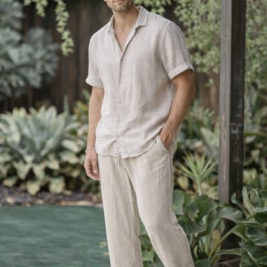 Cotton co-ord set for men